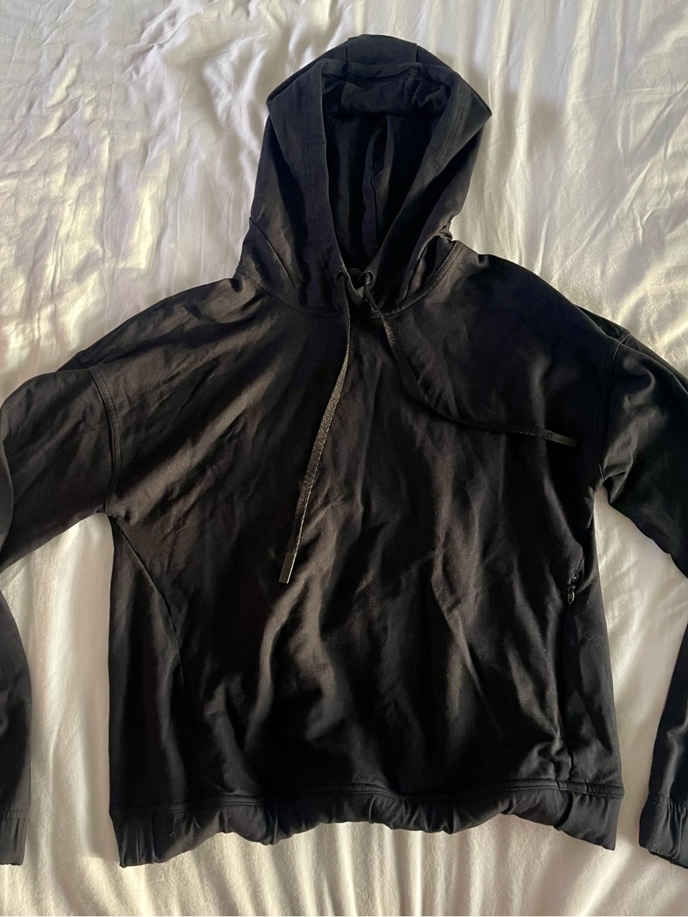 Lululemon Black Hooded Pullover sweater